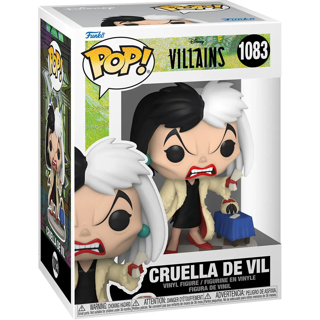 Disney: Villains POP! Disney Vinyl Figure Cruella de Vil 9 cm termékfotó