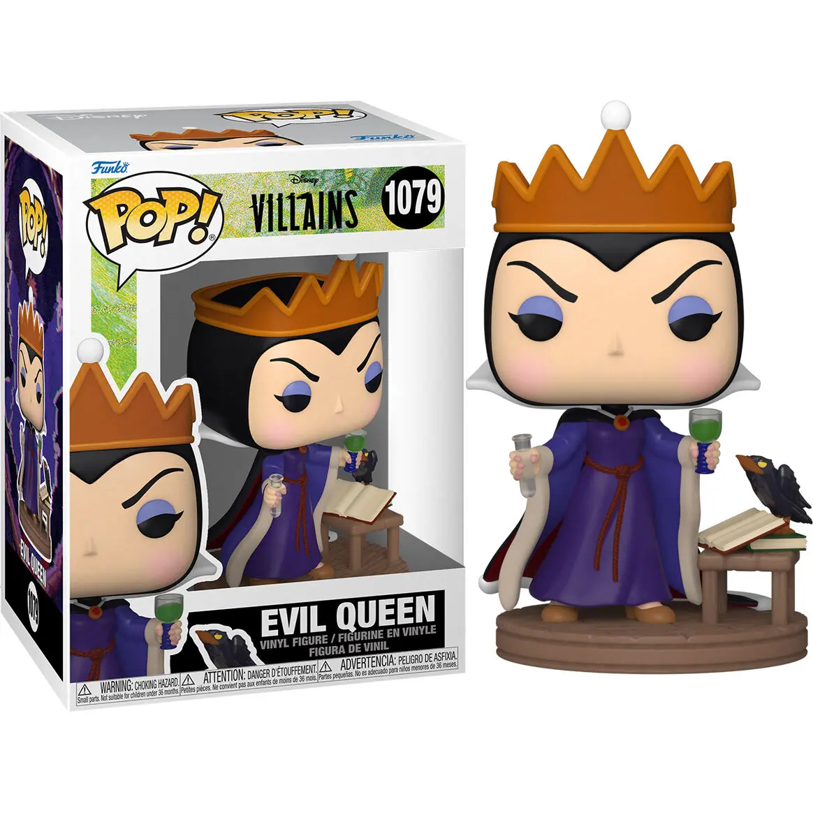 Disney: Villains POP! Disney vinylová figúrka Királynő Grimhilde 9 cm termékfotó