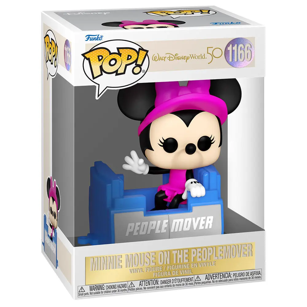 Walt Disney Word 50th Anniversary POP! Disney Vinyl figúrka People Mover Minnie 9 cm termékfotó