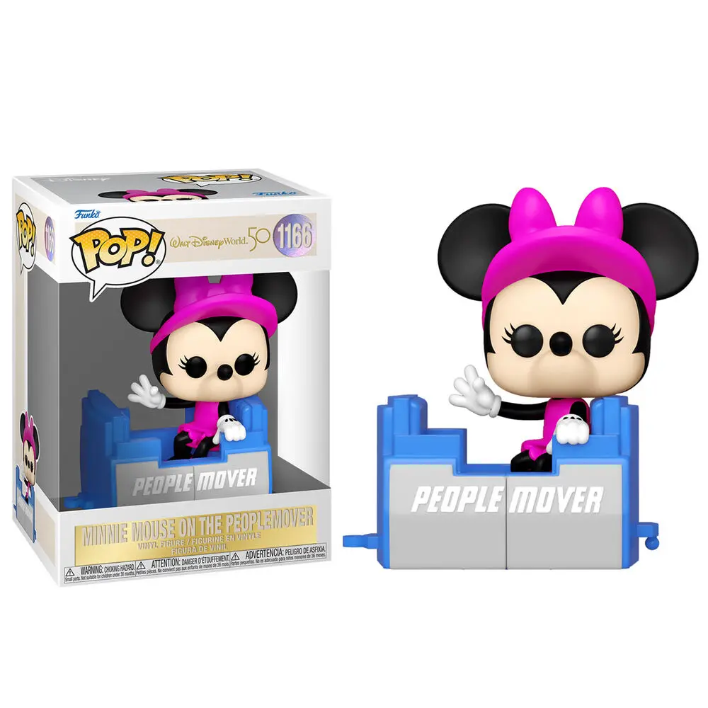 Walt Disney Word 50th Anniversary POP! Disney Vinyl figúrka People Mover Minnie 9 cm termékfotó