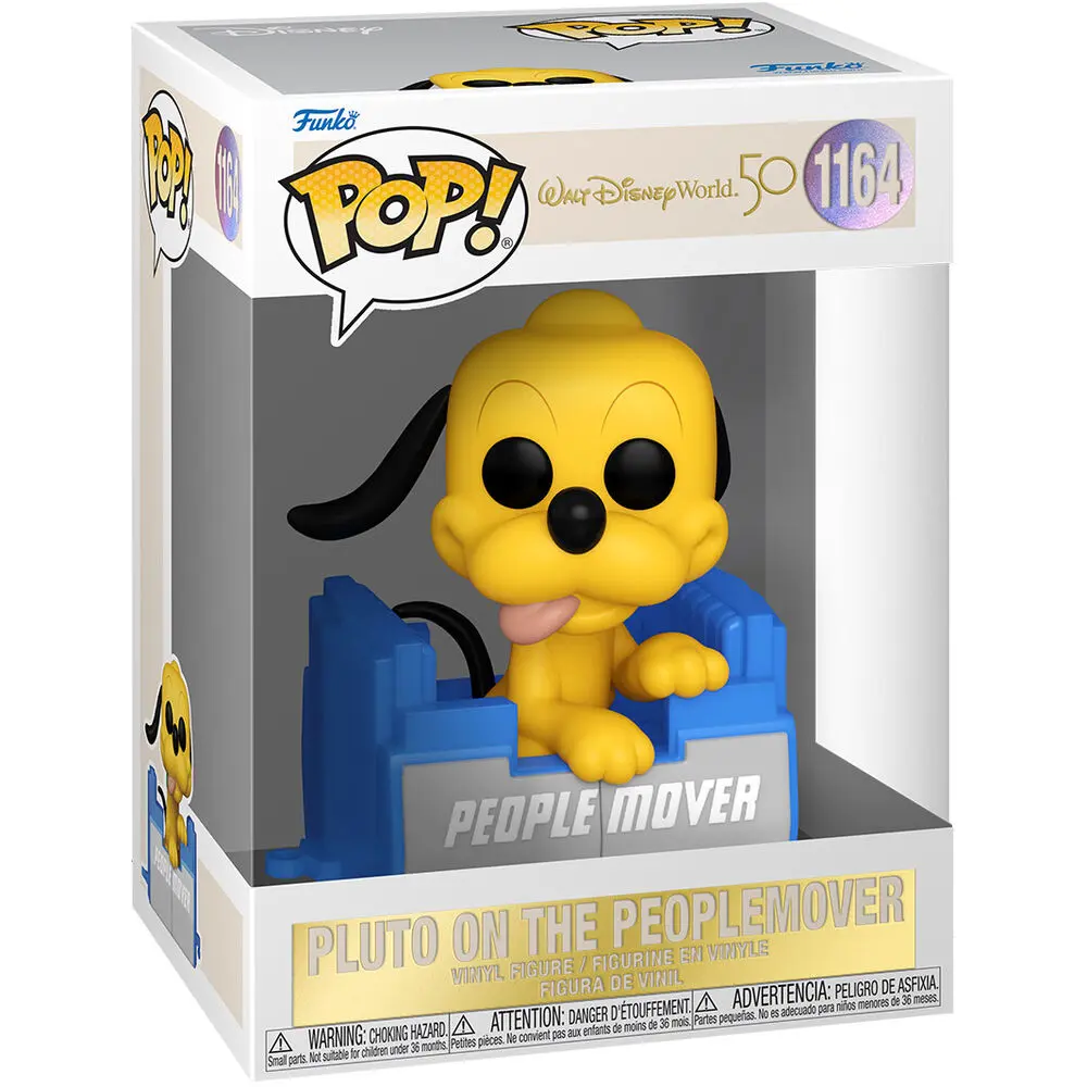 Walt Disney Word 50th Anniversary POP! Disney vinylová figúrka People Mover Pluto w/Balloon 9 cm termékfotó