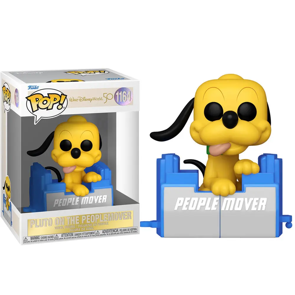 Walt Disney Word 50th Anniversary POP! Disney vinylová figúrka People Mover Pluto w/Balloon 9 cm termékfotó