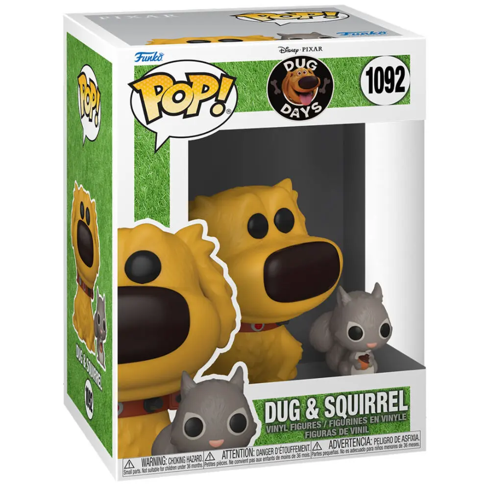 Dug Days POP & Buddy Disney Vinyl figúrka Dug s veveričkou 9 cm termékfotó