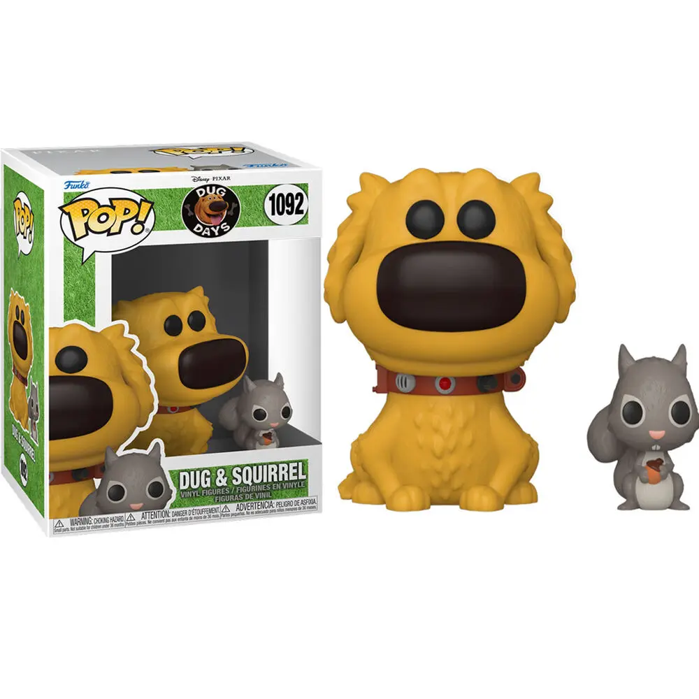 Dug Days POP & Buddy Disney Vinyl figúrka Dug s veveričkou 9 cm termékfotó