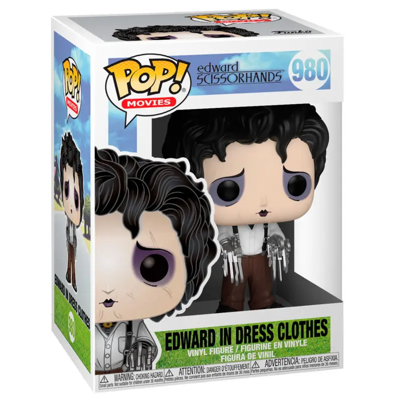 Edward Scissorhands POP! Movies Vinyl figúrka Edward ruhában 9 cm [DAMAGED PACKAGE] termékfotó