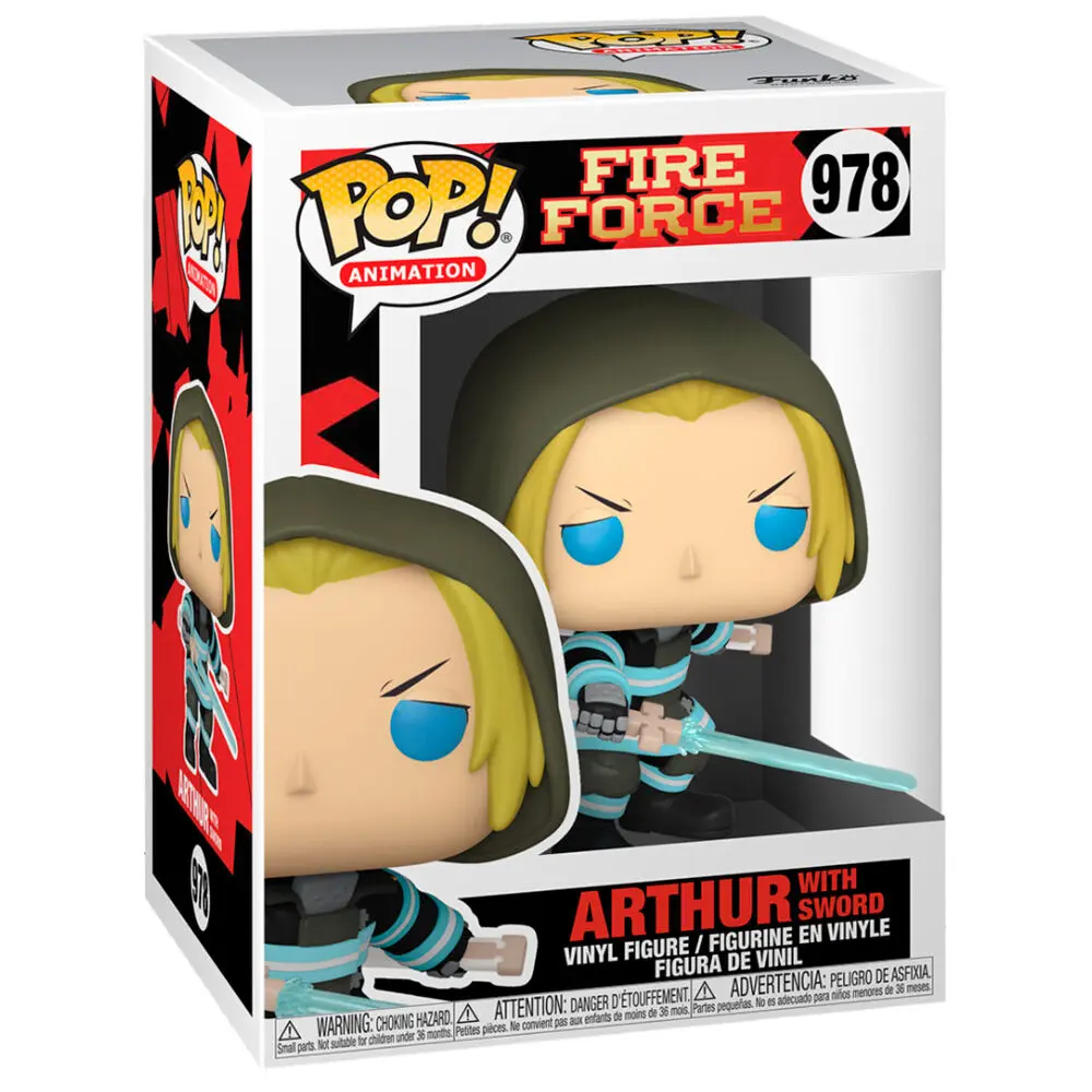 Fire Force POP! Animation Vinylová figurka Arthur w/Sword 9 cm termékfotó