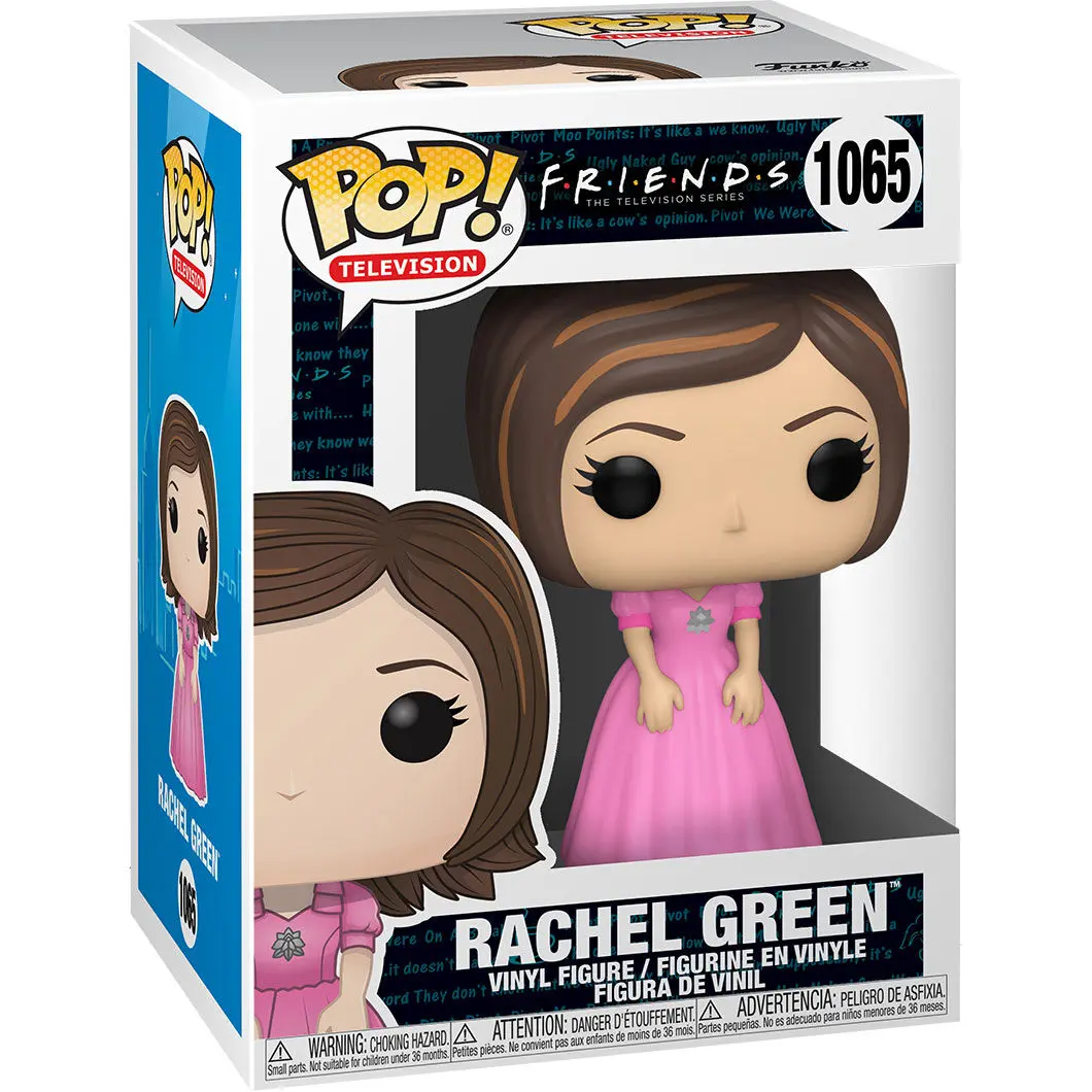 Friends POP! TV Vinyl figúrka Rachel ružových šatách 9 cm termékfotó