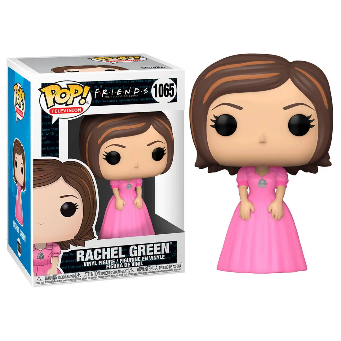 Friends POP! TV Vinyl figúrka Rachel ružových šatách 9 cm termékfotó