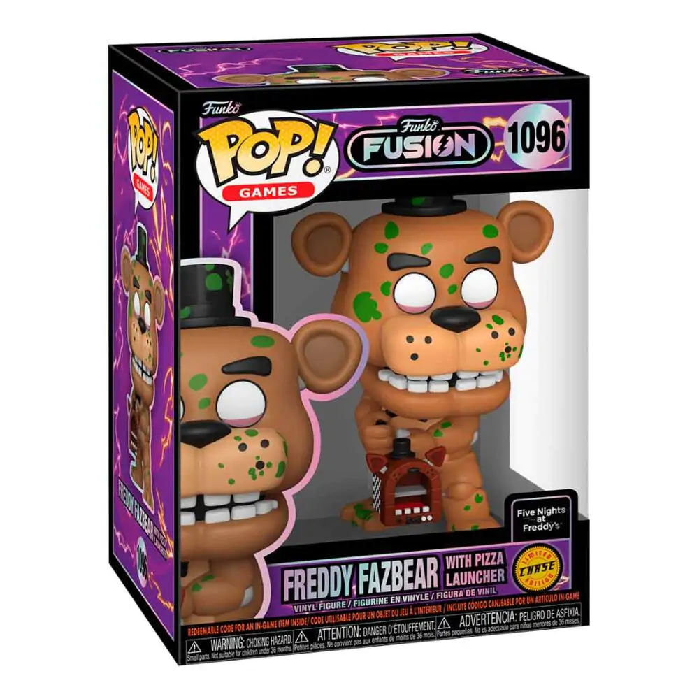 POP figúrka Funko Fusion Five Nights at Freddys Freddy Fazbear s odpaľovačom pizze Chase produktová fotografia