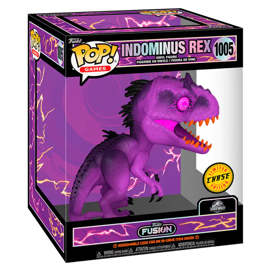 Figúrka POP Funko Fusion Super Jurassic World Indominus Chase produktová fotografia
