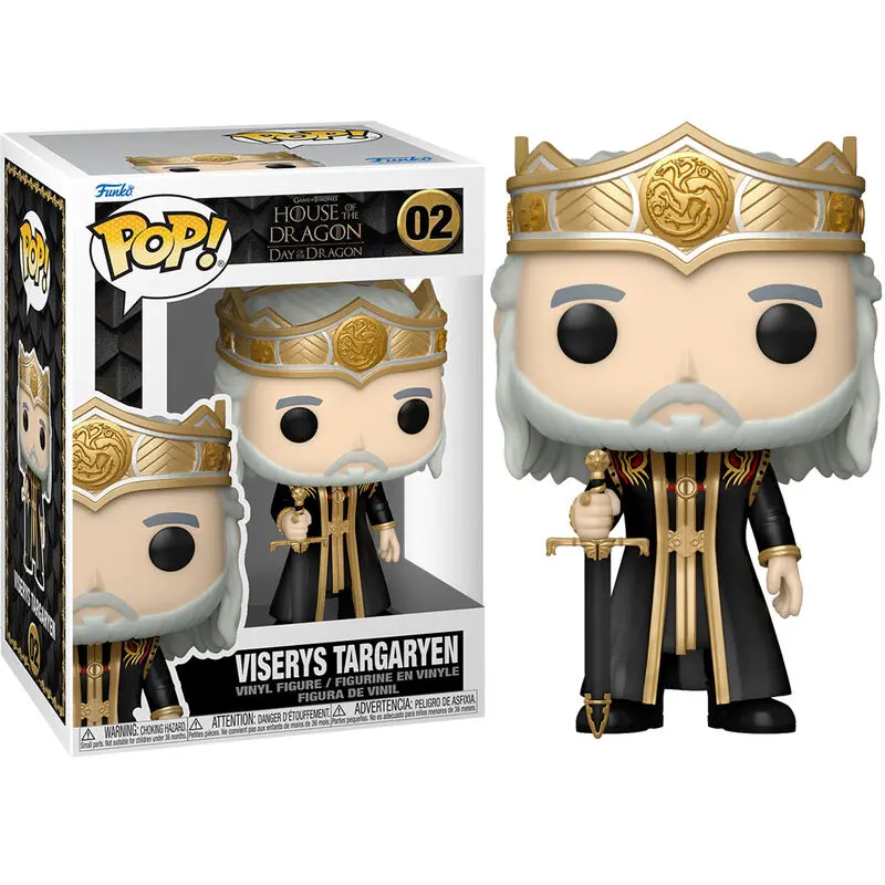 House of the Dragon POP! Televízny vinylový figúrka Viserys Targaryen 9 cm termékfotó