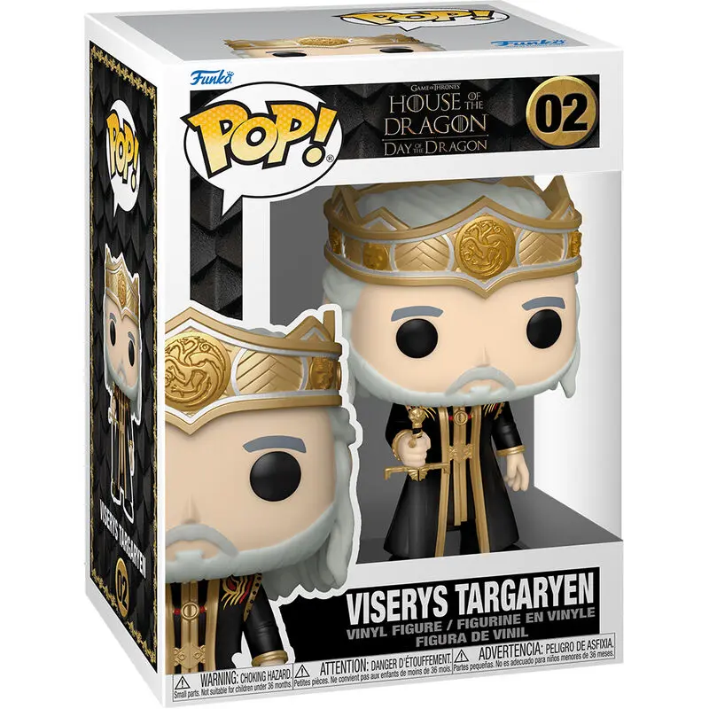 House of the Dragon POP! Televízny vinylový figúrka Viserys Targaryen 9 cm termékfotó