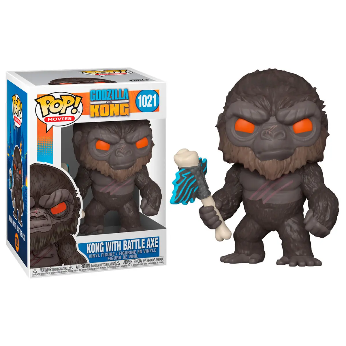 Godzilla Vs Kong POP! Movies Vinyl figúrka Kong sekera s 9 cm termékfotó