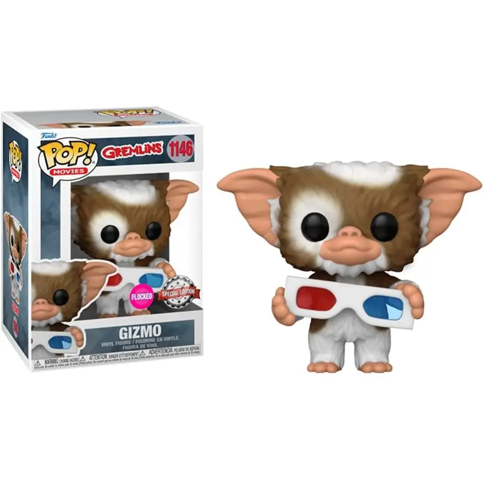 POP figúrka Gremlins Gizmo s 3D okuliarmi Flocked Exclusive termékfotó