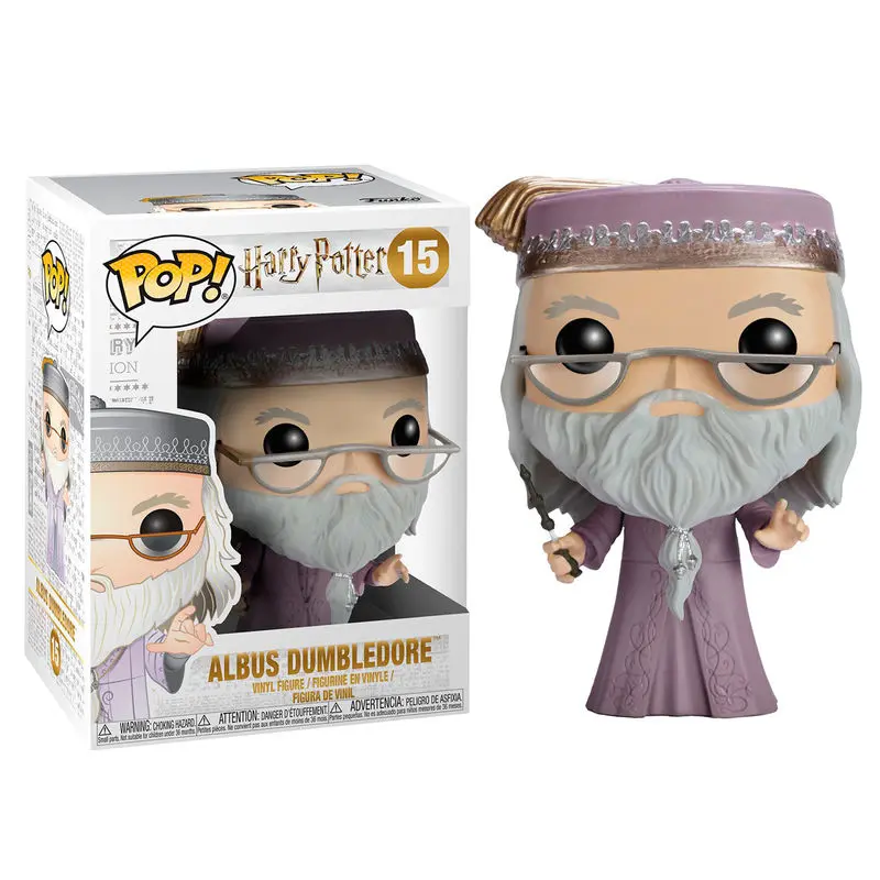 Harry Potter POP! Movies Vinyl Figúrka Dumbledore s prútikom 9 cm termékfotó