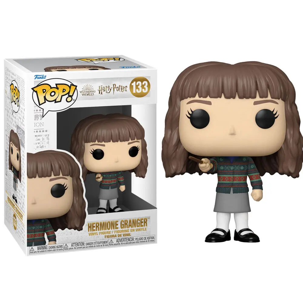 Harry Potter POP! Movies Vinyl figúrka Hermione pálcikával 9 cm termékfotó