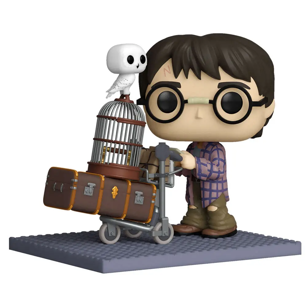 Harry Potter POP! Deluxe Vinyl figúrka Harry tolja a kocsit 9 cm termékfotó