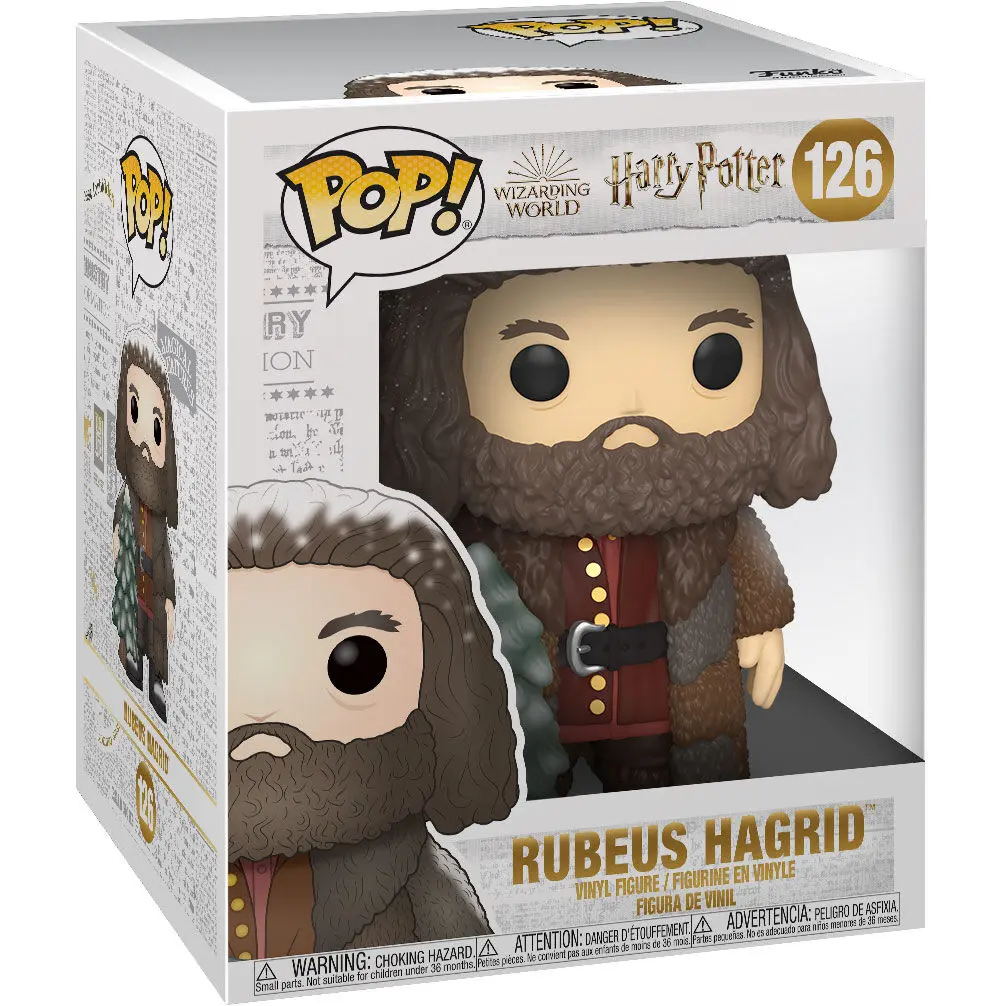 Harry Potter Super Sized POP! Vinylová figúrka Holiday Rubeus Hagrid 15 cm produktová fotografia