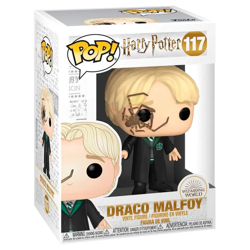 Harry Potter POP! Movies Vinyl Figúrka Malfoy w/Whip Spider 9 cm termékfotó