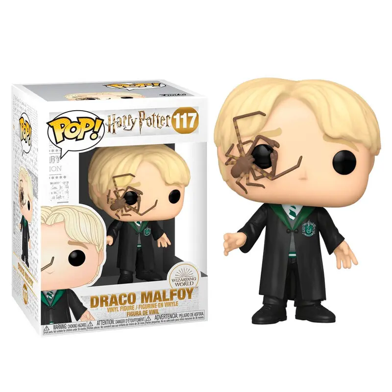 Harry Potter POP! Movies Vinyl Figúrka Malfoy w/Whip Spider 9 cm termékfotó