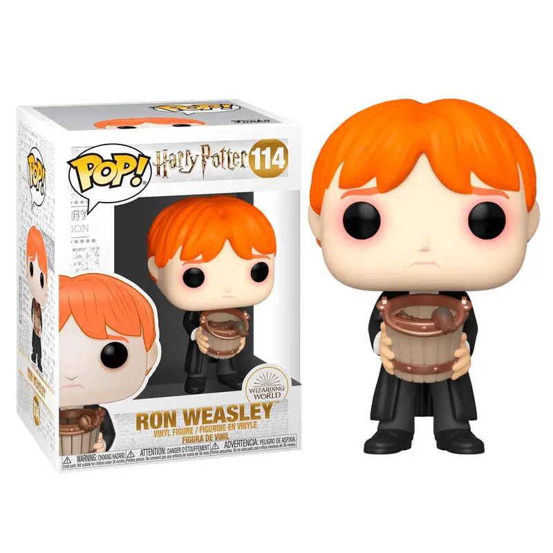 Harry Potter POP! Movies Vinilová figúrka Ron Puking Slugs so kýblom 9 cm termékfotó