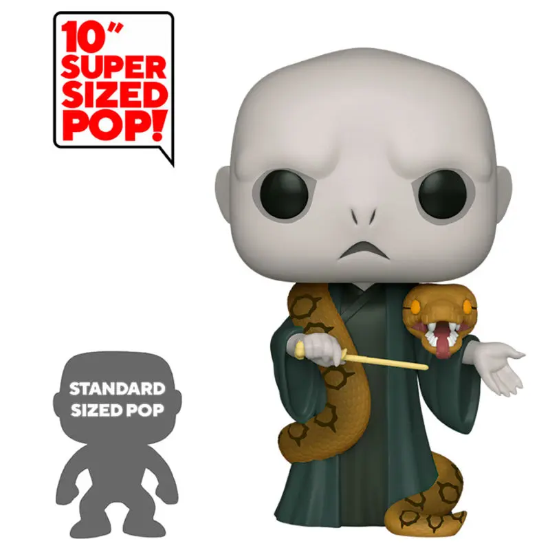 Harry Potter Super Sized POP! Movies vinylová figúrka Voldemort s Nagini 25 cm produktová fotografia