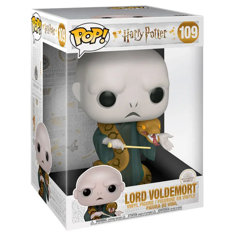 Harry Potter Super Sized POP! Movies vinylová figúrka Voldemort s Nagini 25 cm produktová fotografia