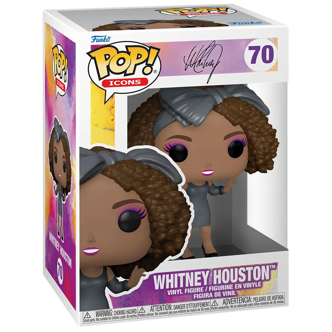 Whitney Houston POP! Icons Vinyl figúrka Whitney Houston (How Will I Know) 9 cm termékfotó