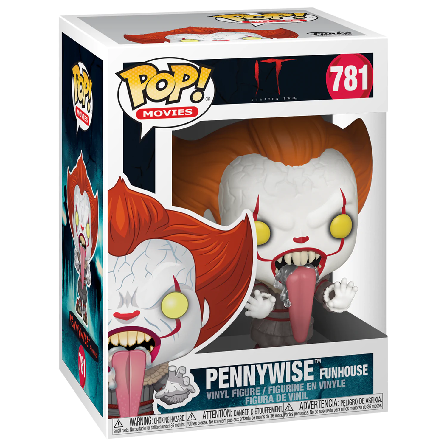 Stephen King's It 2 POP! Movies Vinylová figúrka Pennywise s vyplazeným jazykom 9 cm produktová fotografia
