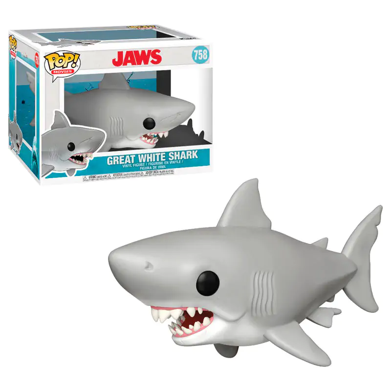 Jaws Oversized POP! Movies Vinyl Figúrka Jaws 15 cm termékfotó