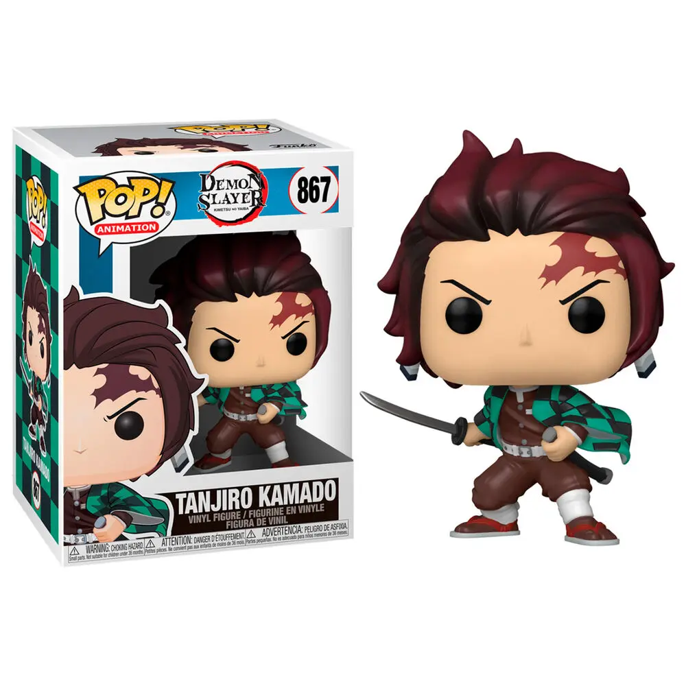 Demon Slayer POP! Animation vinylová figúrka Tanjiro Kamado 9 cm termékfotó