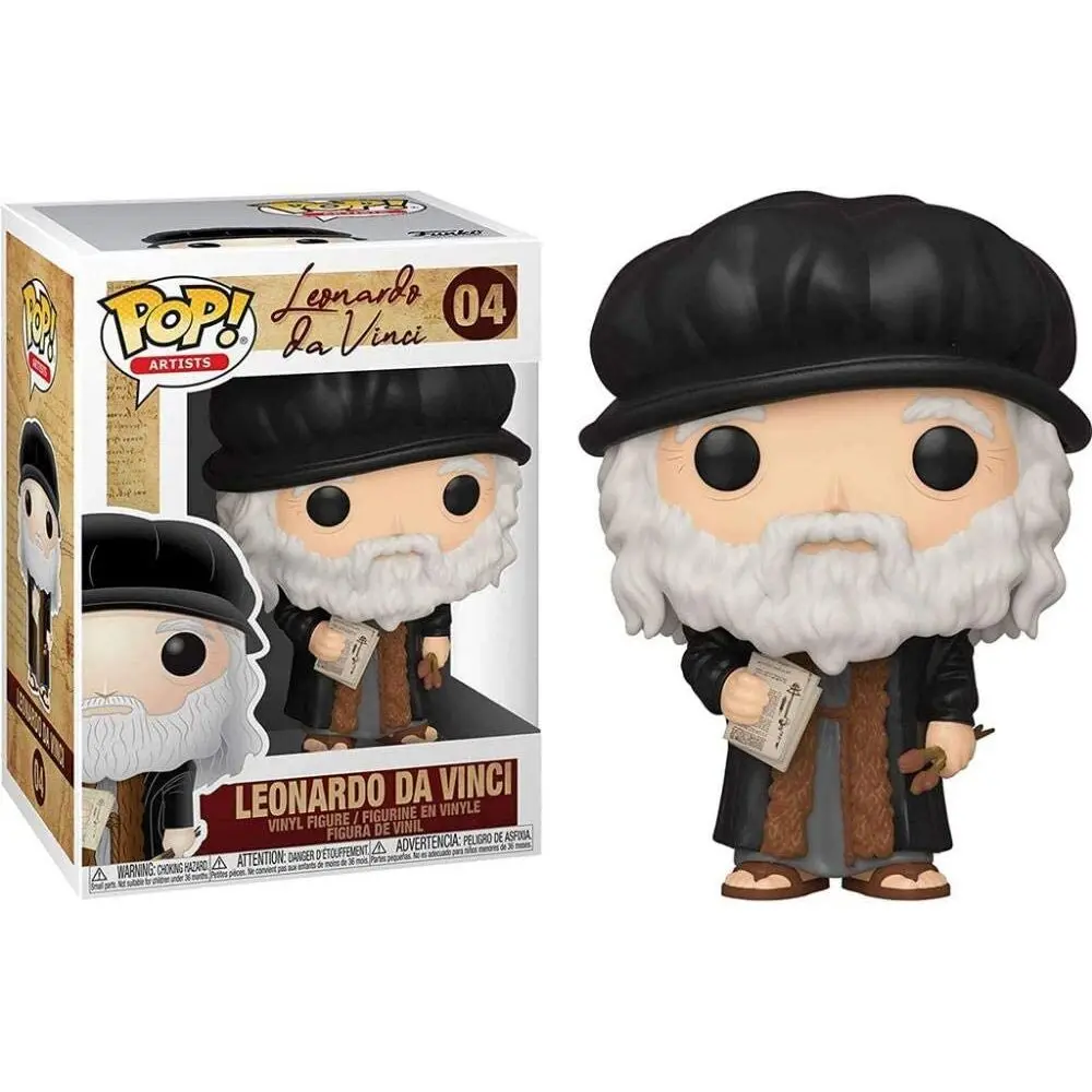 Leonardo da Vinci POP! Artists vinyl figúrka 9 cm termékfotó