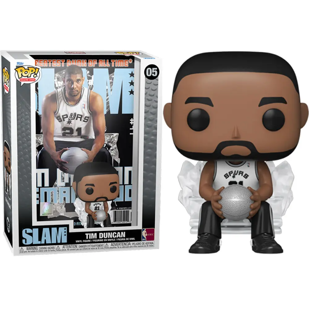NBA Cover POP! Basketbalová vinylová figúrka Tim Duncan (SLAM Magazin) 9 cm produktová fotografia