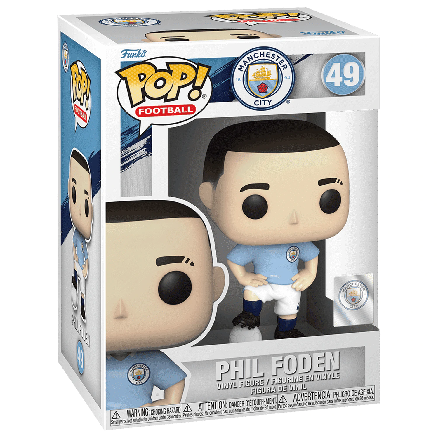 Manchester City F.C. POP! Football Vinyl figúrka Phil Foden 9 cm produktová fotografia