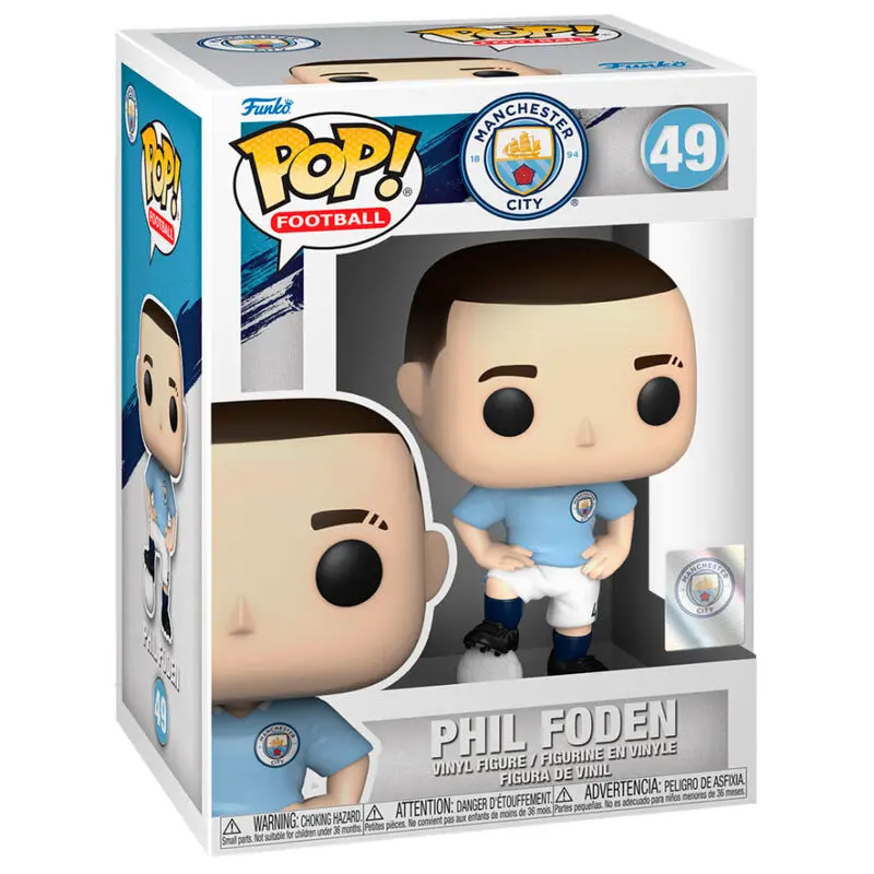 Manchester City F.C. POP! Football Vinyl Figurína Phil Foden 9 cm termékfotó