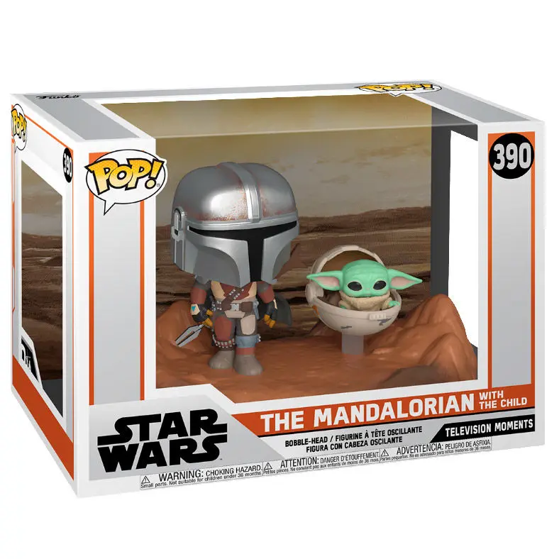 POP Moment! vinylové figúrky 2-pack Mandalorian & Child 9 cm termékfotó