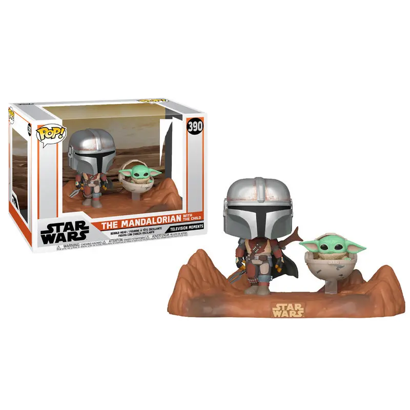 POP Moment! vinylové figúrky 2-pack Mandalorian & Child 9 cm termékfotó