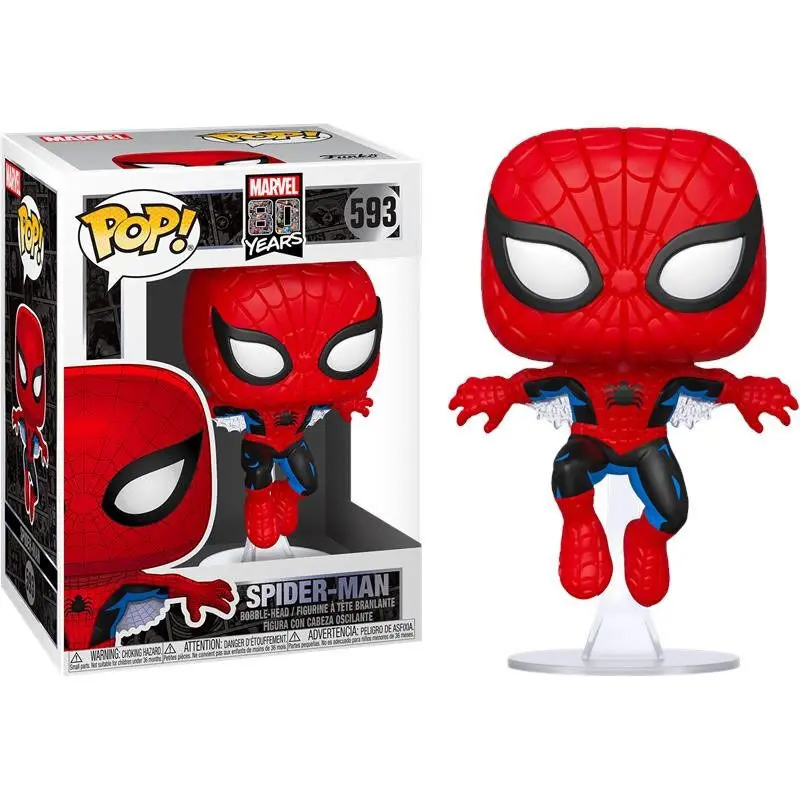 POP! Marvel Vinyl Figúrka Pókember (első megjelenés) 9 cm termékfotó