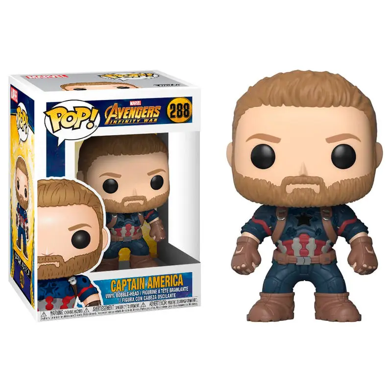 Avengers Infinity War POP! Movies Vinilná figúrka Captain America 9 cm termékfotó