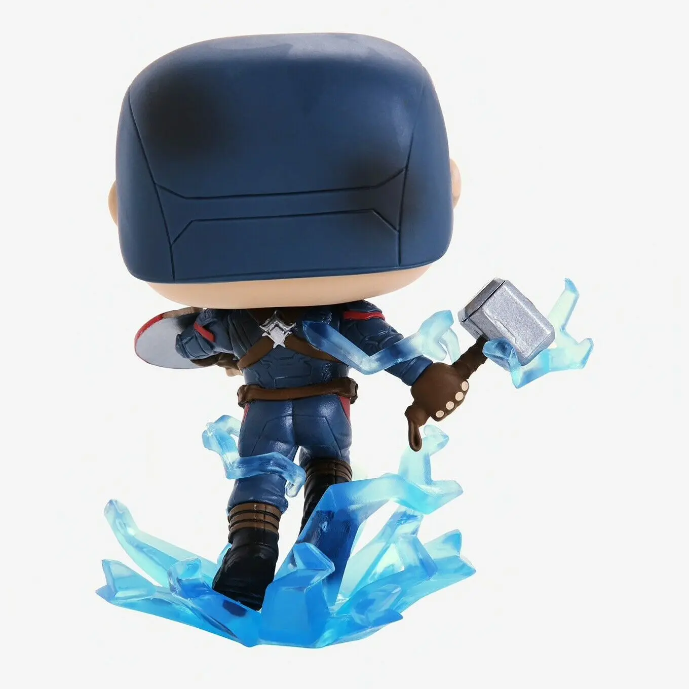 Avengers: Endgame POP! Movies Vinyl Figúrka Captain America törött pajzzsal és Mjölnir-rel 9 cm termékfotó