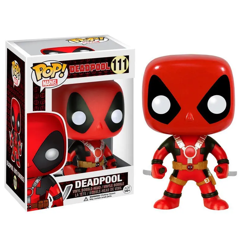 Marvel Comics POP! Vinyl Bobble-Head Deadpool Two Swords 10 cm termékfotó