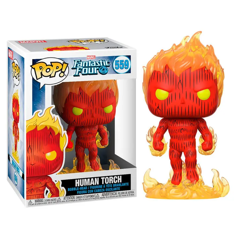 Fantastic Four POP! Marvel Vinylová figúrka Human Torch 9 cm produktová fotografia