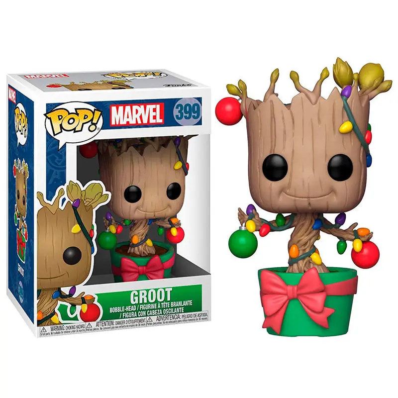 POP figúrka Marvel Holiday Groot fényekkel és díszekkel termékfotó