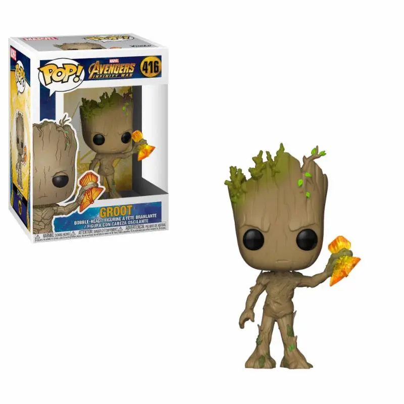 Avengers Infinity War POP! Movies Vinylová figúrka Groot so Stormbreakerom 9 cm produktová fotografia