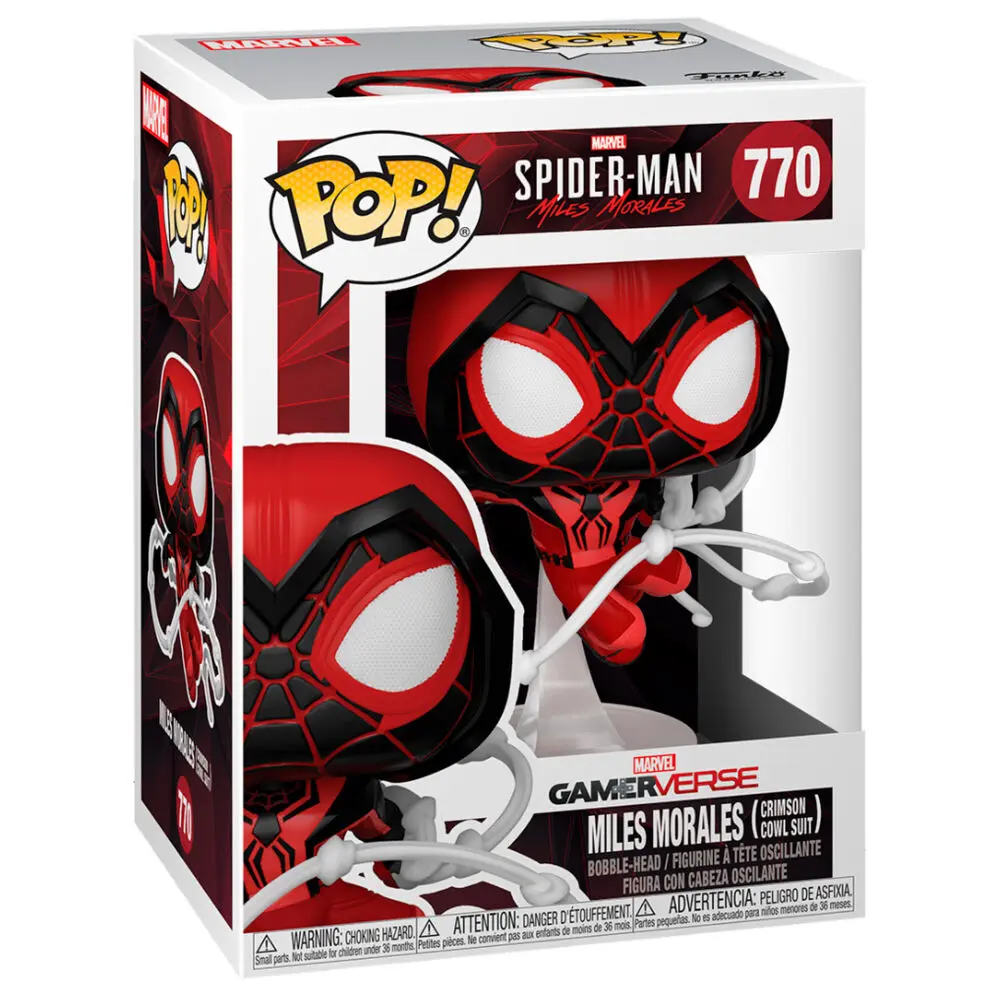 Marvel's Spider-Man POP! Games Vinylová figúrka Miles Morales Red Suit 9 cm produktová fotografia
