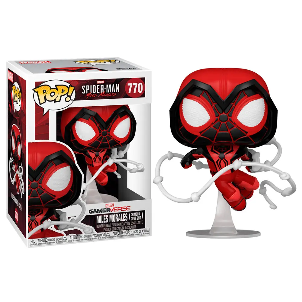 Marvel's Spider-Man POP! Games Vinylová figúrka Miles Morales Red Suit 9 cm produktová fotografia