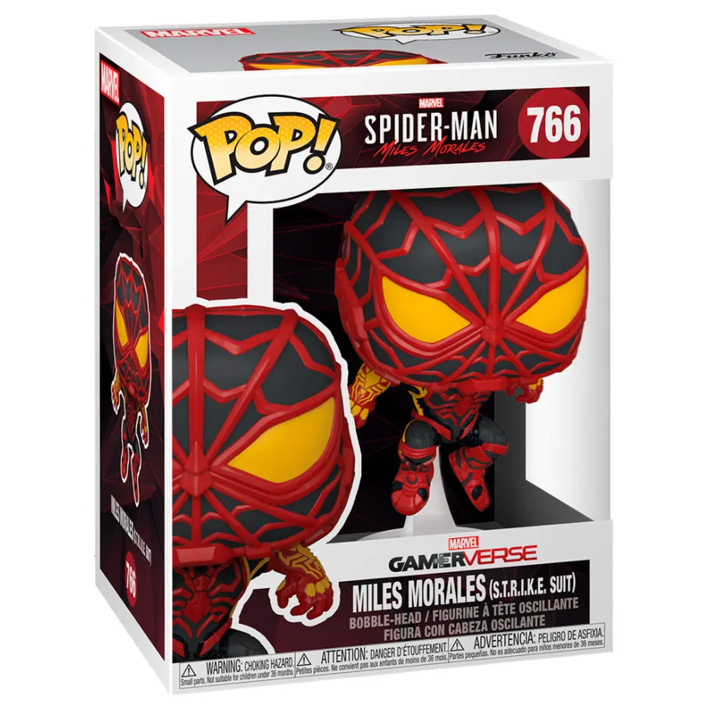 Marvel's Spider-Man POP! Games Vinyl Figurka Miles Morales Strike Suit 9 cm termékfotó