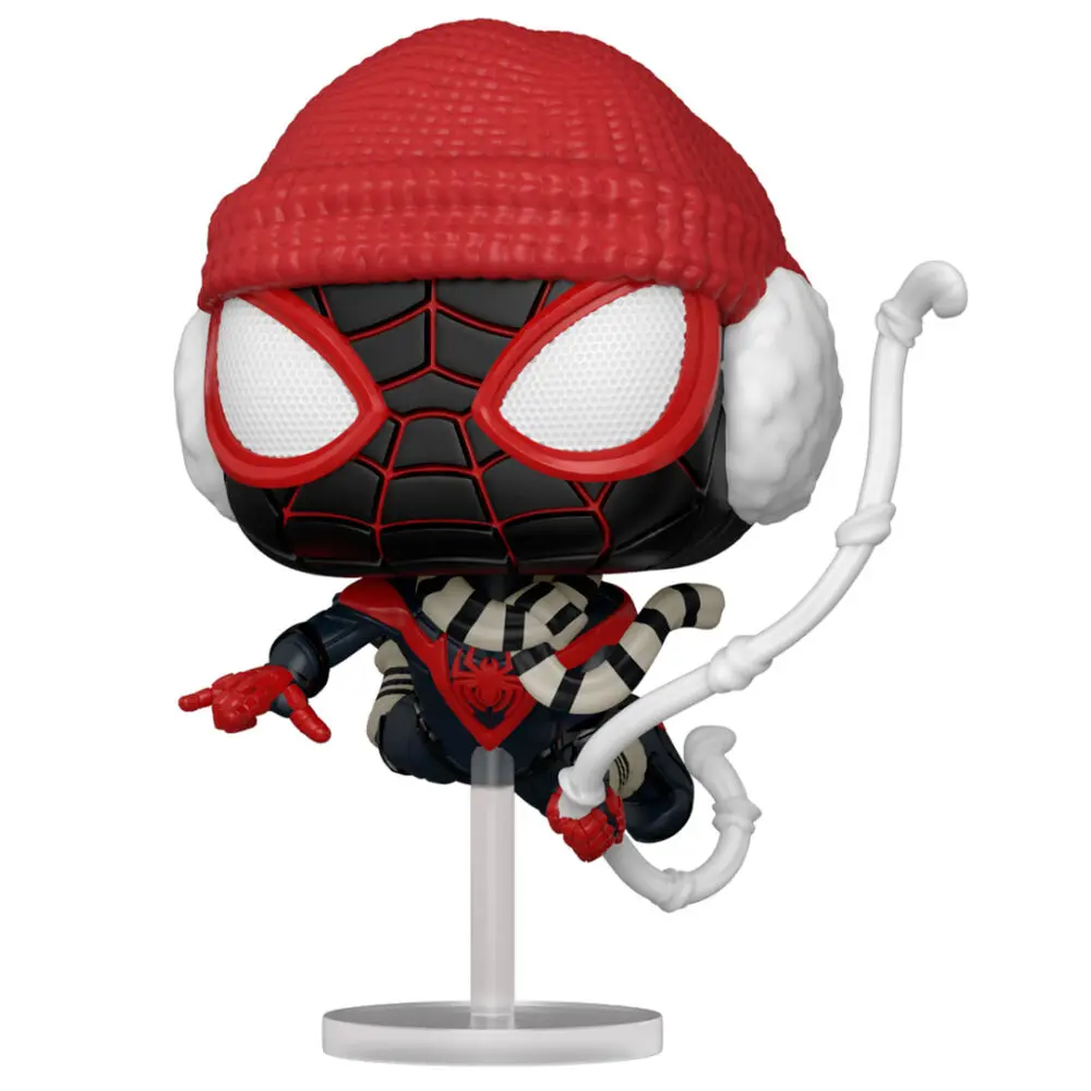 Marvel's Spider-Man POP! Games Vinyl figúrka Miles Morales téli ruhájában 9 cm termékfotó