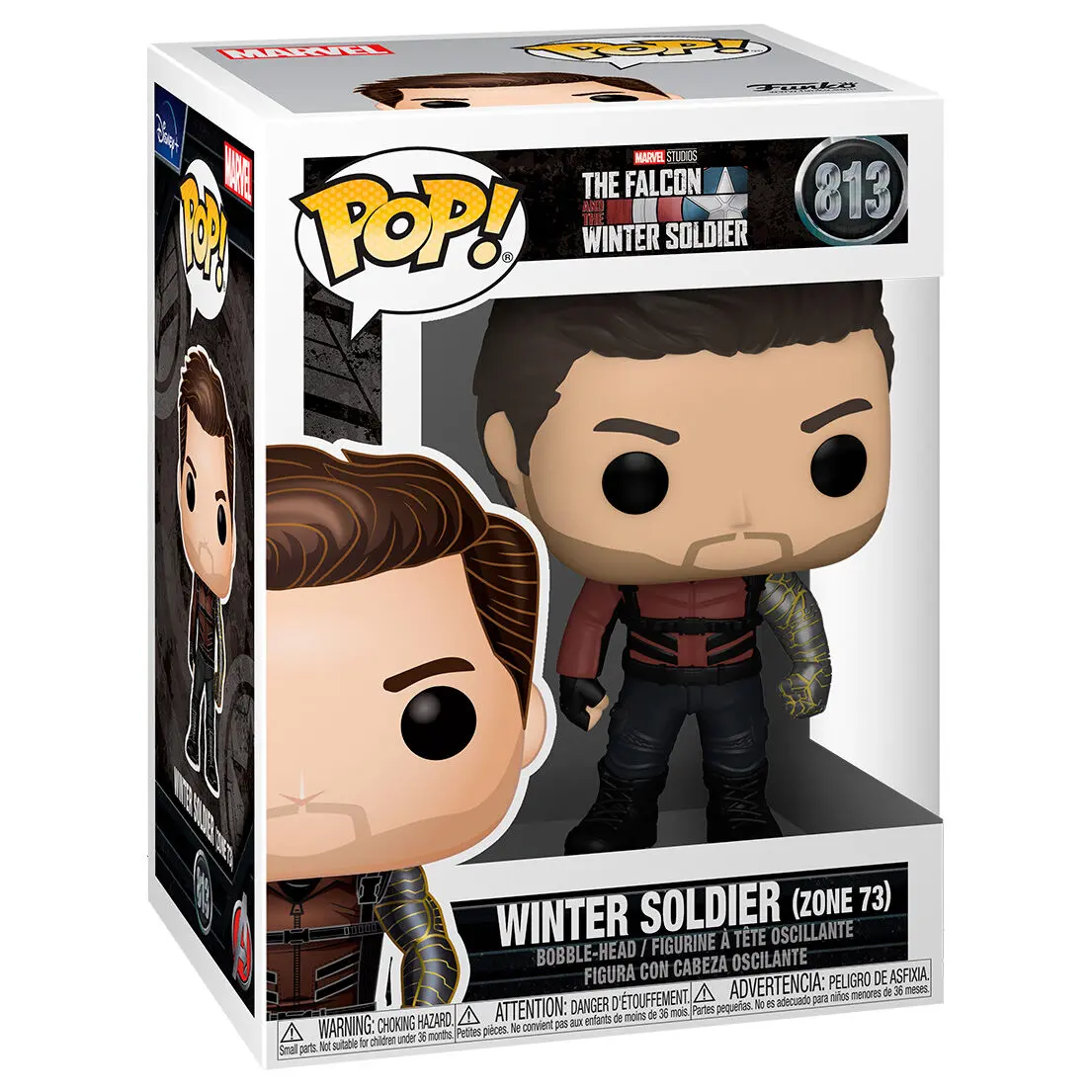 The Falcon and the Winter Soldier POP! Vinyl figúrka Winter Soldier Zone 73 9 cm termékfotó