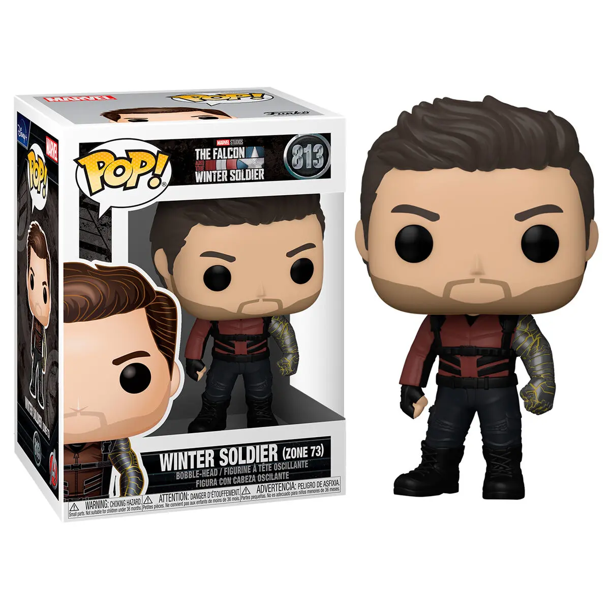 The Falcon and the Winter Soldier POP! Vinyl figúrka Winter Soldier Zone 73 9 cm termékfotó